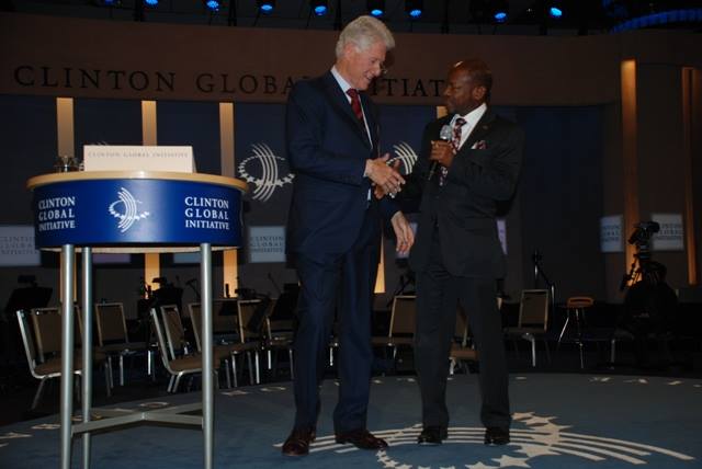 Dr Douglas and Bill Clinton