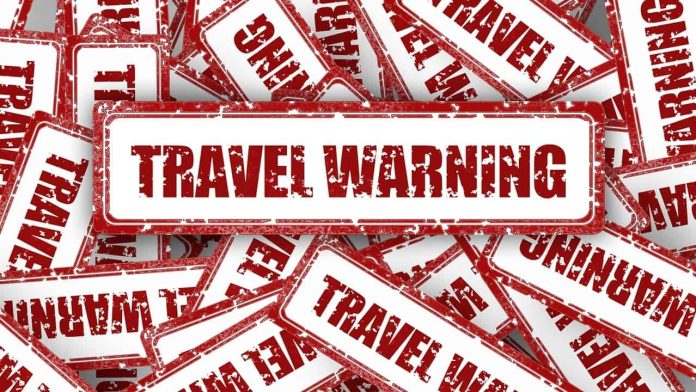 travel warning