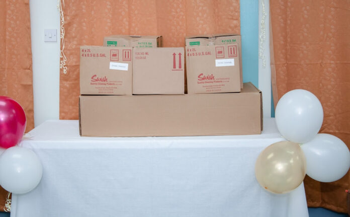 Over 3000 Kilograms of cleaning agents donated by St. Kitts and Nevis’ high commission in Canda