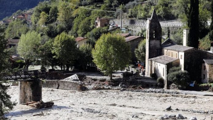 Severe flooding in France and Italy due to heavy rains Severe flooding in France and Italy due to heavy rains