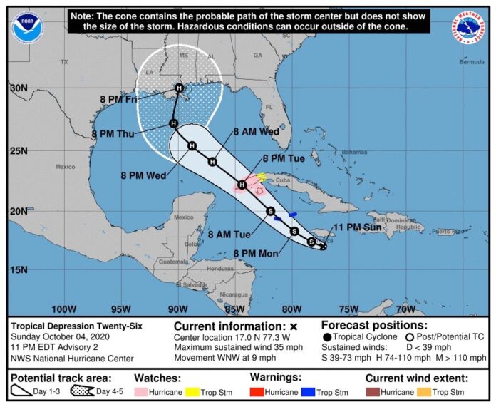 Hurricane: Jamaica, Cuba, Cayman Islands, US Gulf Coast