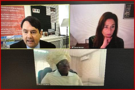 Commonwealth Parliamentary Association webinar conducted Commonwealth Parliamentary Association webinar conducted