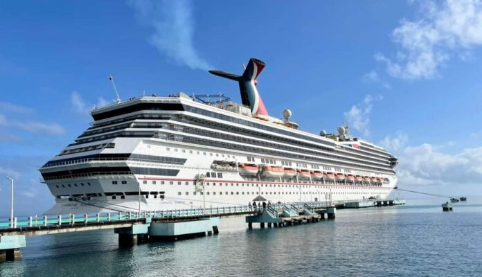 Carnival cruise ship to berth in Jamaica today with over 1,700 passengers
