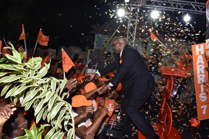 The Leader of the People's Labour Party (PLP), Dr Timothy Harris, launched the PLP Manifesto during a fantastic, exciting and energetic event in Sandy Point last evening. The Leader of the People's Labour Party (PLP), Dr Timothy Harris, launched the PLP Manifesto during a fantastic, exciting and energetic event in Sandy Point last evening.