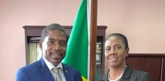 Prime Minister Terrance Drew met with the leader of the Nevis Reformation Party (NRP), Dr Janice Daniel-Hodge, on Tuesday, August 23, 2022. The two leaders met at the Prime Minister's office in the Government headquarters.