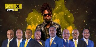 People's Action Movement (PAM) is conducting a Penultimate Mega Rally on Baker's Corner, East Basseterre, ahead of the National Elections that are scheduled to take place only two days later on Friday, August 5, 2022.