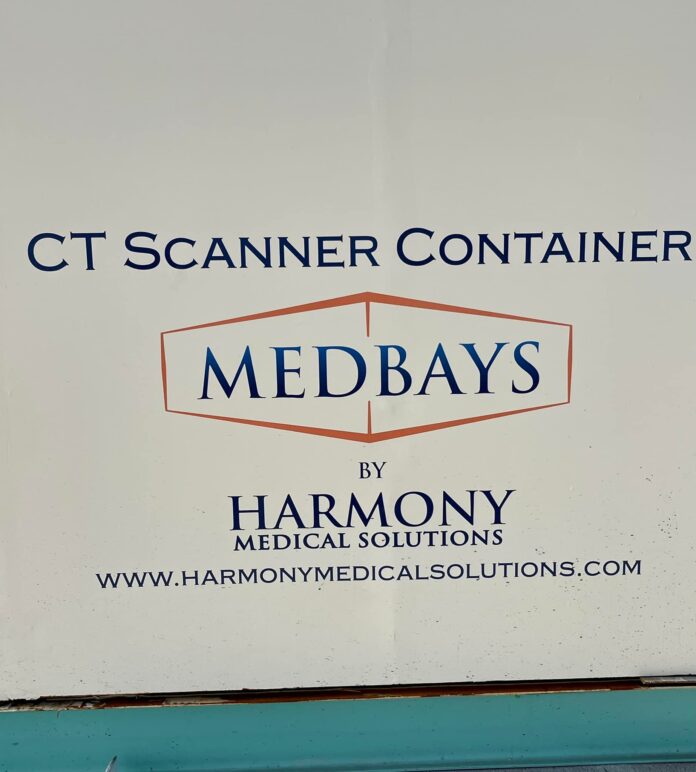 The Alexandra Hospital in Nevis is installing a new state-of-the-art CT scan machine on its premises. The housing enclosure for the equipment is being constructed in the hospital. The addition of the CT Scan Machine is expected to help bring the diagnostic capabilities of the island to another level. The Alexandra Hospital in Nevis is installing a new state-of-the-art CT scan machine on its premises. The housing enclosure for the equipment is being constructed in the hospital. The addition of the CT Scan Machine is expected to help bring the diagnostic capabilities of the island to another level.