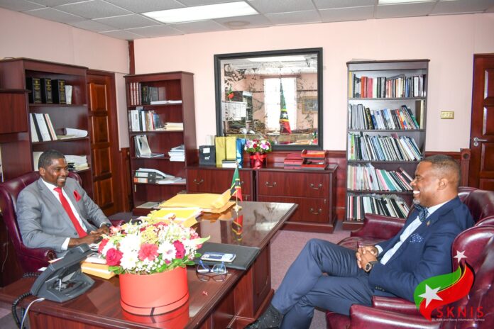 Today, August 19, 2022, the Prime Minister of St. Kitts and Nevis, Dr Terrance Drew and the Premier of Nevis, Mark Brantley, held their first meeting since Dr Terrance Drew assumed the Office of Prime Minister after being sworn into the position on August 6, 2022 Today, August 19, 2022, the Prime Minister of St. Kitts and Nevis, Dr Terrance Drew and the Premier of Nevis, Mark Brantley, held their first meeting since Dr Terrance Drew assumed the Office of Prime Minister after being sworn into the position on August 6, 2022