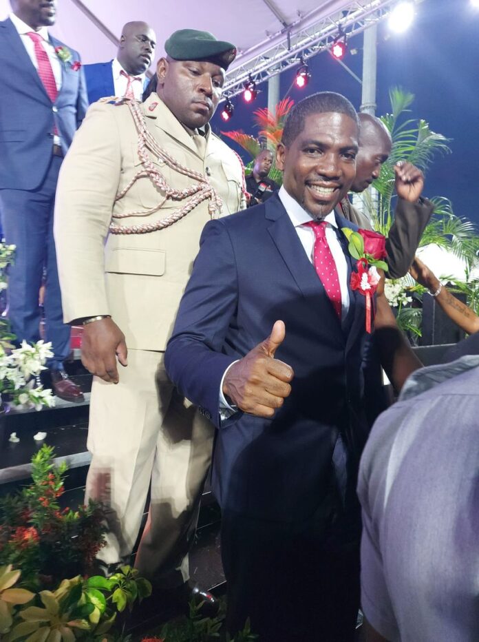 Prime Minister Dr Terrance made the strong call to action Drew while addressing thousands who attended the Swearing-in ceremony of the prime minister's Cabinet Members on Saturday, August 13, 2022, physically and virtually. The swearing-in ceremony was hosted at the Warner Park Cricket Stadium.