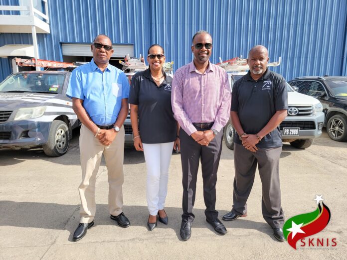 Konris Maynard, toured the facilities of The Cable St. Kitts Ltd on Wednesday, August 31, 2022. During the tour, Minister Maynard met and interacted with the management and staff and was informed about several ongoing projects. Konris Maynard, toured the facilities of The Cable St. Kitts Ltd on Wednesday, August 31, 2022. During the tour, Minister Maynard met and interacted with the management and staff and was informed about several ongoing projects.
