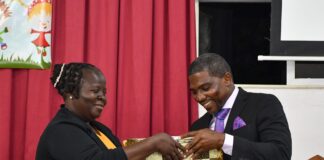 The special service was attended by a number of people, including Prime Minister Dr Terrance Drew, the leaders and directorate of the pre-school, past and present teachers and students, school sponsors, and residents of Conaree village other supporters.