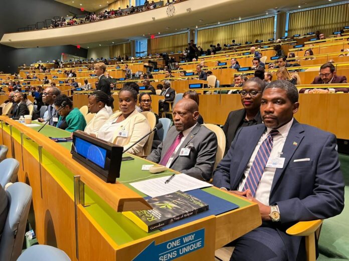 Prime Minister of St Kitts and Nevis, Dr Terrance Drew, represented the nation at several high-level meetings at the United Nations General Assembly. Prime Minister of St Kitts and Nevis, Dr Terrance Drew, represented the nation at several high-level meetings at the United Nations General Assembly.