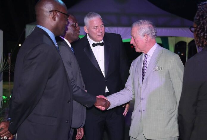 The Minister of Foreign Affairs, St Kitts and Nevis, Dr Denzil Douglas, was among the many World Leaders who attended a reception at Buckingham Palace on Sunday hosted by King Charles III. The new King, Charles III, hosted the reception ahead of Monday's State Funeral for the late Her Majesty Queen Elizabeth II. The Minister of Foreign Affairs, St Kitts and Nevis, Dr Denzil Douglas, was among the many World Leaders who attended a reception at Buckingham Palace on Sunday hosted by King Charles III. The new King, Charles III, hosted the reception ahead of Monday's State Funeral for the late Her Majesty Queen Elizabeth II.