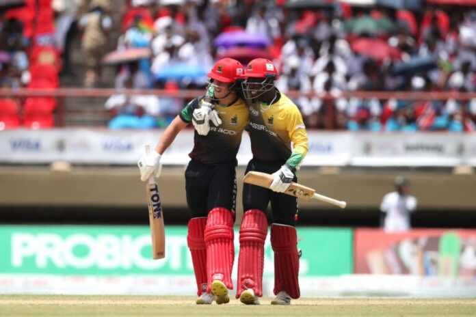 Defending champions of the CPL 2021 St Kitts and Nevis Patriots have defeated the Trinbago Knight Riders by seven runs in the 26th Match of the Caribbean Premier League (CPL 2022). The teams played the match at the Providence Stadium, Guyana. Defending champions of the CPL 2021 St Kitts and Nevis Patriots have defeated the Trinbago Knight Riders by seven runs in the 26th Match of the Caribbean Premier League (CPL 2022). The teams played the match at the Providence Stadium, Guyana.