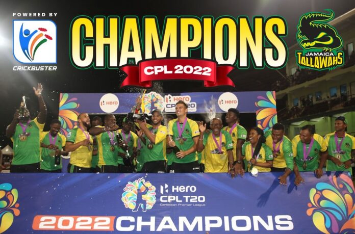 310128223_2280930995408873_4492653836793692274_n The Tallawahs claimed the CPL title for the third time, after defeating the royals by 8 wickets. All this while almost 4 overs of the game were still left to be played.