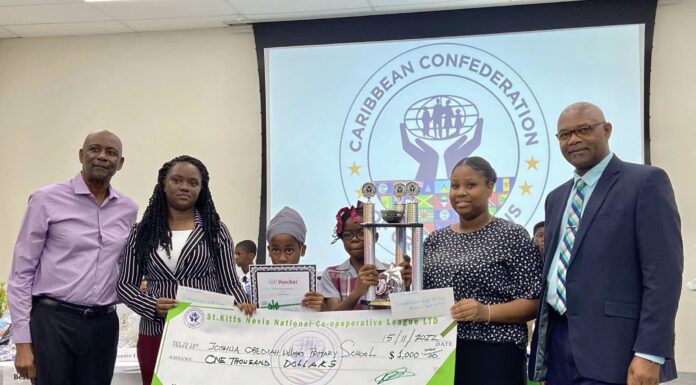 Joshua Obadiah Primary School Wins Department of Co-operatives Quiz Image Courtesy: Facebook The Ministry of Agriculture, Fisheries & Marine Resources St Kitts