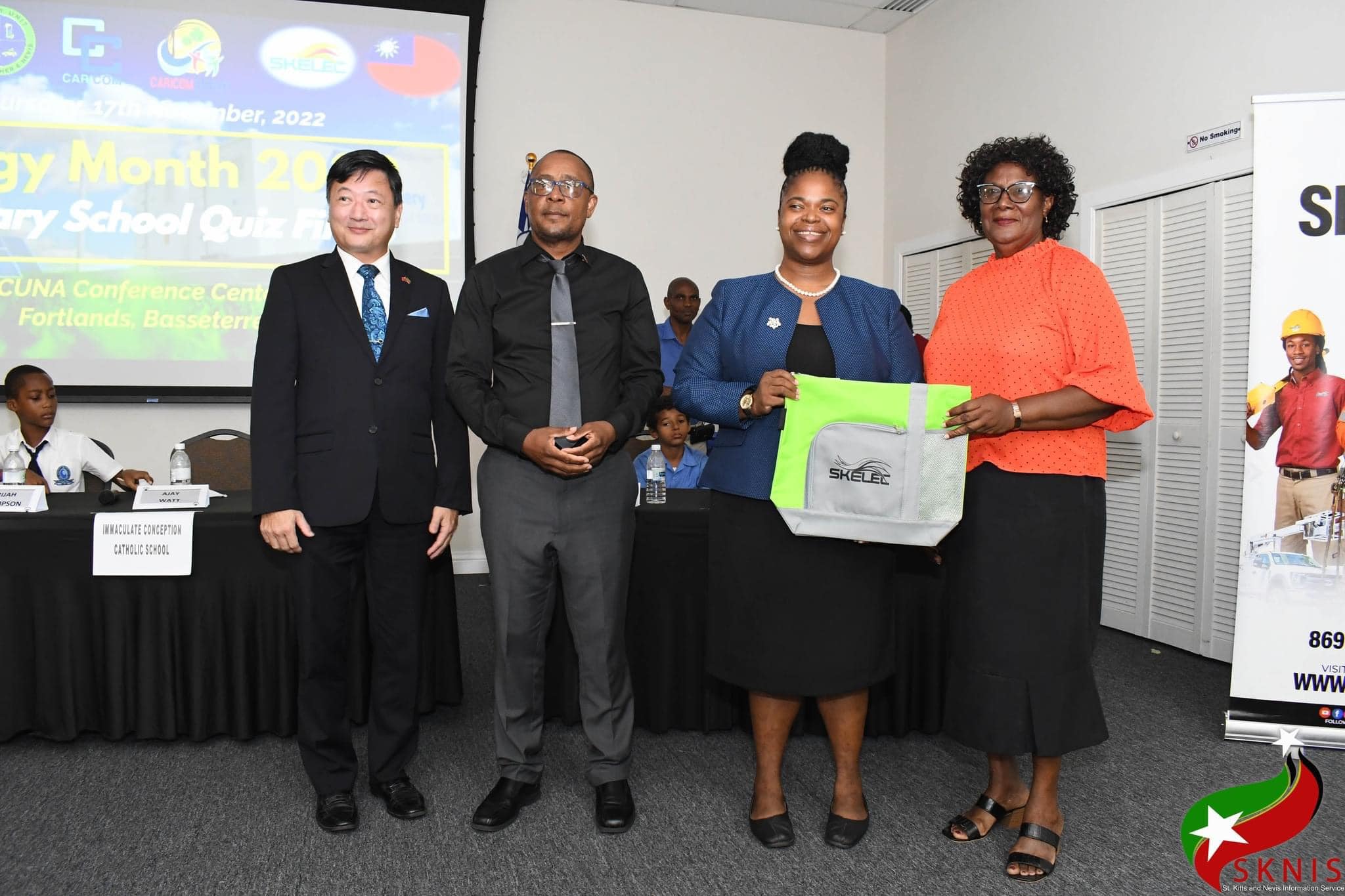 Energy Month Primary School Quiz concludes, Tyrrell Williams primary emerges winner , PC: Facebook, Dr Denzil Douglas