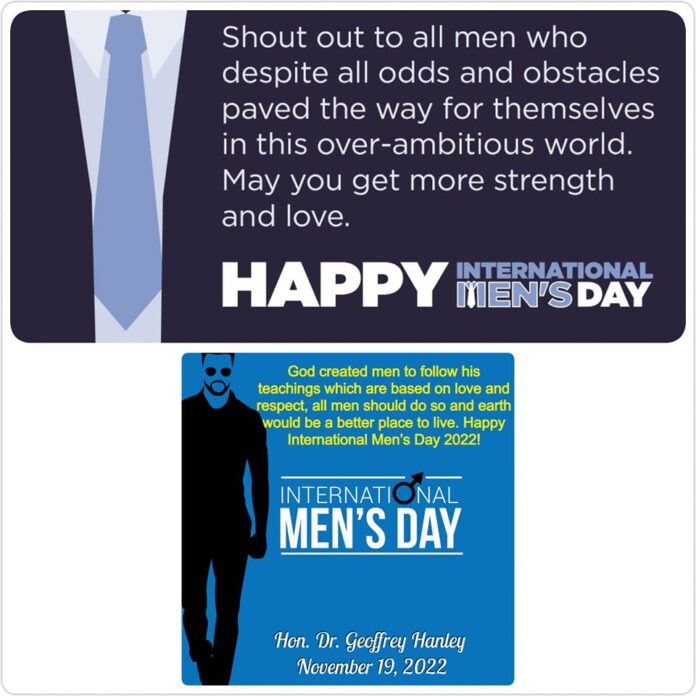 316270634_528296075978226_3923920207099197985_n St Kitts and Nevis Leaders extend greetings for International Mens Day Image Courtesy: Facebook, Dr Geoffery Hanley