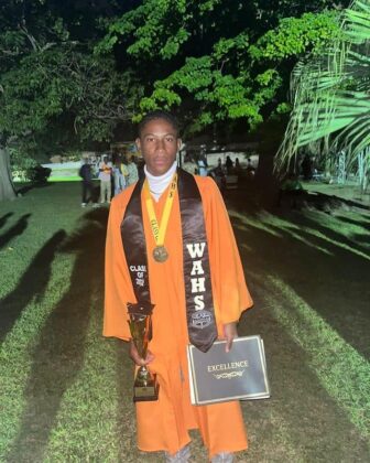 Geoffery Hanley attends graduation ceremony of WAHS, shares update, PC: FAcebook, Geoffery Hanley