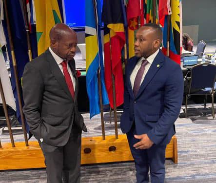 Dr Denzil Douglas attends OECS Ministers Meeting in Antigua, shares update, PC: Denzil Douglas, Facebook