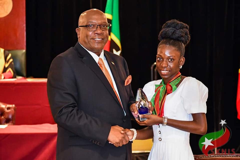 TIMOTHY HARRIS HONORS TEEN OF HIS CONSTITUENCY