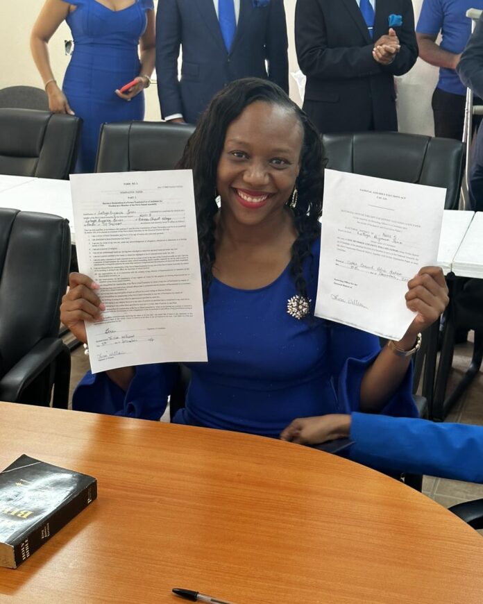 318669987_530195589150856_5181252079993935708_n Latoya Jones lays out comprehensive plans for Roads and streelights development in Nevis 5, PC: Facebook, CCM