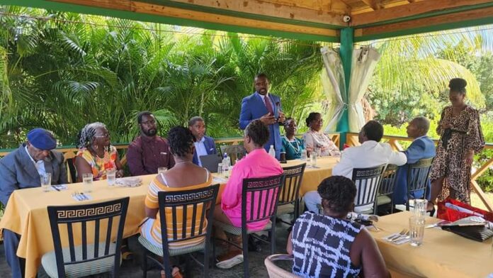 326030143_1200050967566817_2909934842192022639_n Samal Duggins visits St Kitts Farmers Cooperative Society for celebration luncheon, Image Courtesy: facebook Samal Duggins