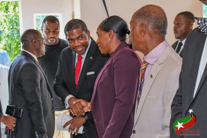 PM Terrance Drew accompanies cabinet members to opening of NIA, Image courtesy: Facebook, SKNIS