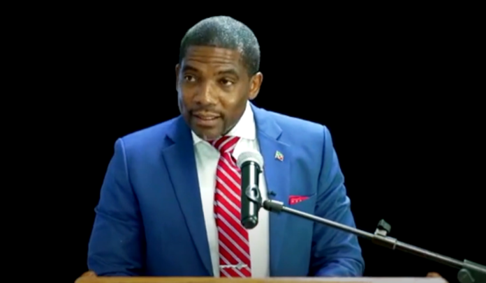 Screenshot_20230119_121735 PM Terrance Drew delivers opening remarks, updates about developments in his ministries, Image Courtesy: Youtube, SKNIS Media