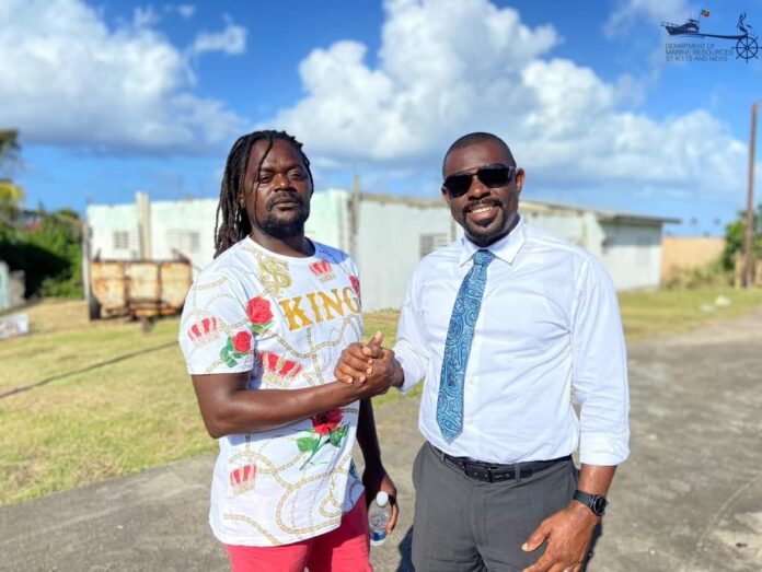 Samal Duggins visits Dieppe Bay to access damage after 2017 Hurricane Irma, Image: Facebook