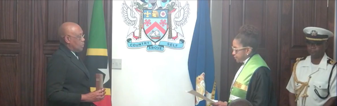 Screenshot_20230201_123256 Marcella Liburd sworn in as 5th Governor-General of St Kitts and Nevis, PM Cabinet attends, Image Courtesy: facebook