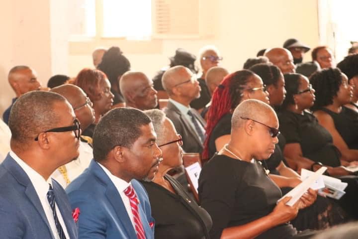 Dr Terrance Drew extends condolences to family of William Dore, Image Courtesy: Facebook