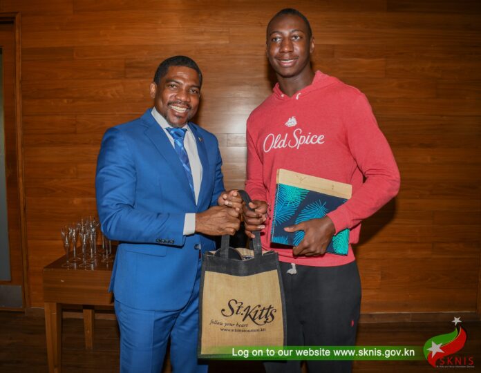 336365272_561409792761225_2860208014922713657_n Joshua Williams visits SKN after Superbowl win, Image Courtesy: Facebook