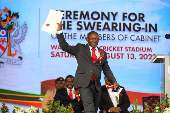 337262509_229836602949172_6926836499656966458_n The Prime Minister of St Kitts and Nevis, Dr Terrance Drew, has extended his greetings to Dr Denzil Douglas, the former Prime Minister and predecessor in St Kitts and Nevis Labour Party leader on the completion of thirty-four years of his political career. The senior Minister has served the country in several positions., Image Courtesy: facebook
