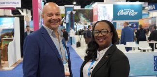 Marsha Henderson attends SeaTrade Global to promote SKN as cruise destination, Image Courtesy: Facebook