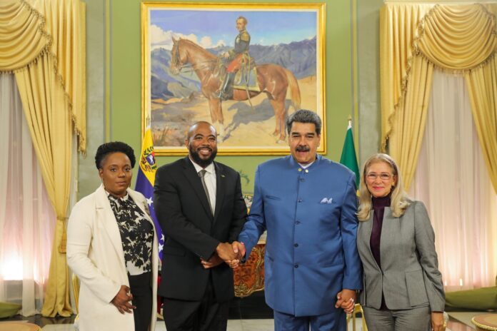 WhatsApp Image 2023-03-15 at 10.08.16 Venezuela President receives Norgen Maxwell Wilson as New Ambassador of SKN, Image: facebook