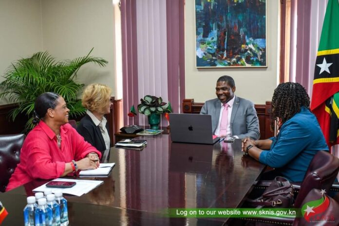 339107787_1148767385796007_121374434720491997_n PM Terrance Drew meets WIPO delegation for critical discussions, Image Courtesy: Facebook