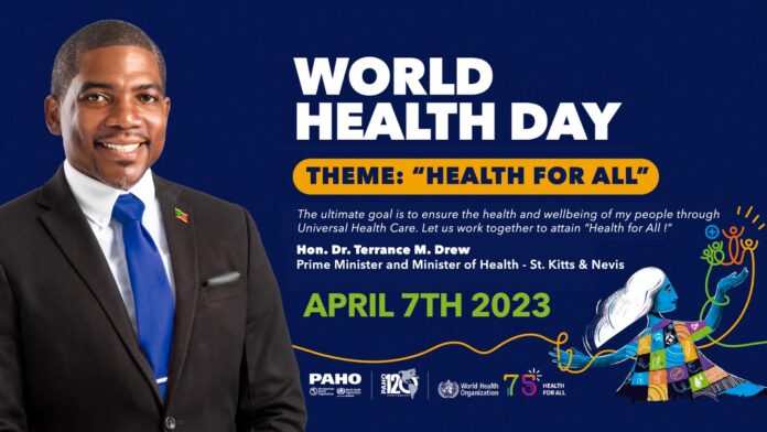 340426055_172023692405027_9044468809794116524_n PM Terrance Drew committed to Universal Healthcare at World Health Day, Image Courtesy: Facebook