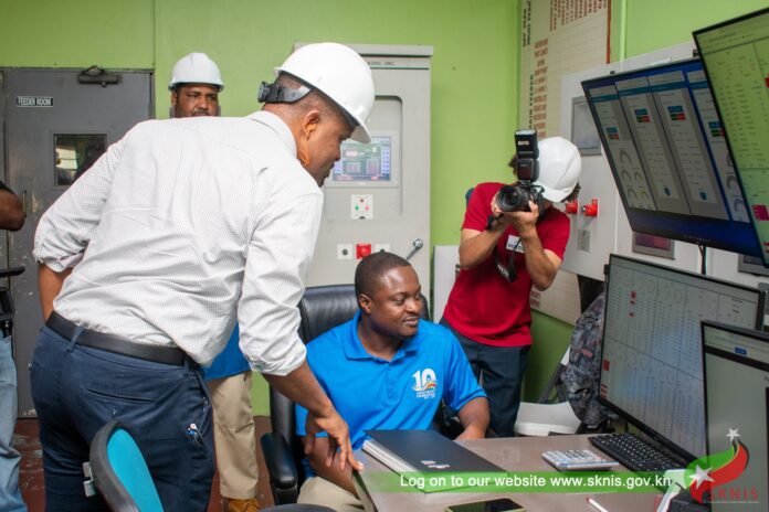 Konris Maynard visits SKELEC to inspect power plant for 6-Kilowatt Generator, Image cOURTESY: FACEBOOK