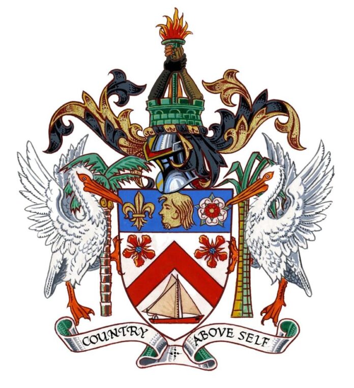 341322512_772657027459127_7891117517454990223_n AG Garth Wilkin shares disappointment over butchering of SKN Coat of Arms, Image Courtesy: Facebook
