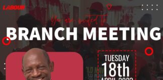 Denzil Douglas hosts Branch Meeting for Constituency 6