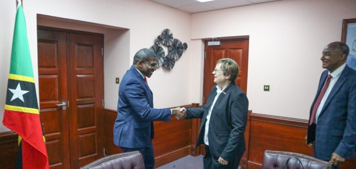 PM Terrance Drew receives courtesy call from Switzerland and Peru Ambassadors, Image: facebook, SKNIS