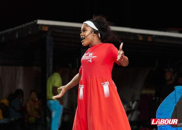Dr Denzil Douglas shares Dominique Maynard's performance glimpses on social media, Image Courtesy: Facebook