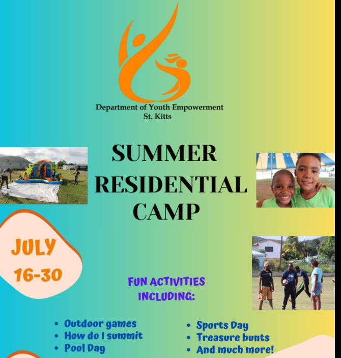 Screenshot 2023-05-31 205222 St Kitts Dept of Youth Empowerment announces 2 week summer camp, Image Courtesy: facebook