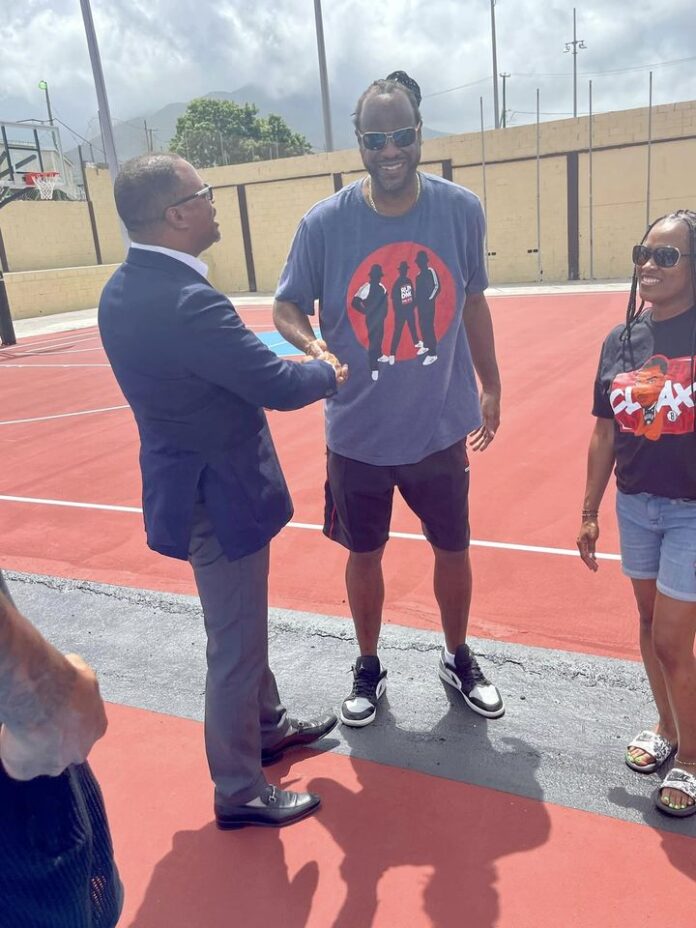 Nevis Welcomes NBA PLayer Nicolas Claxton to his homeland, Image Courtesy: Facebook