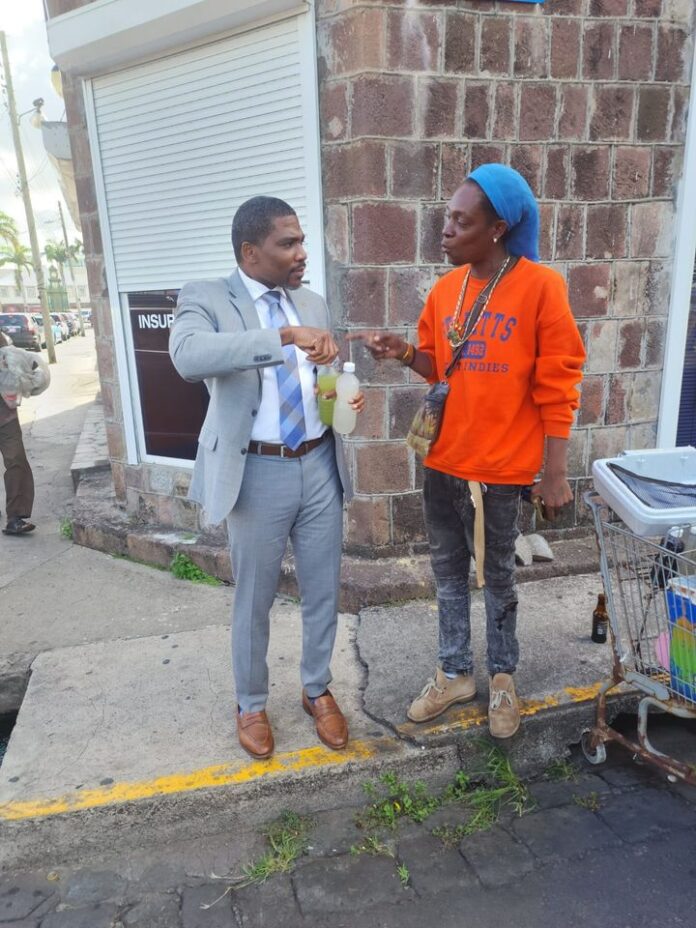 PM Terrance Drew highlight small business at independence street , Image: Facebook