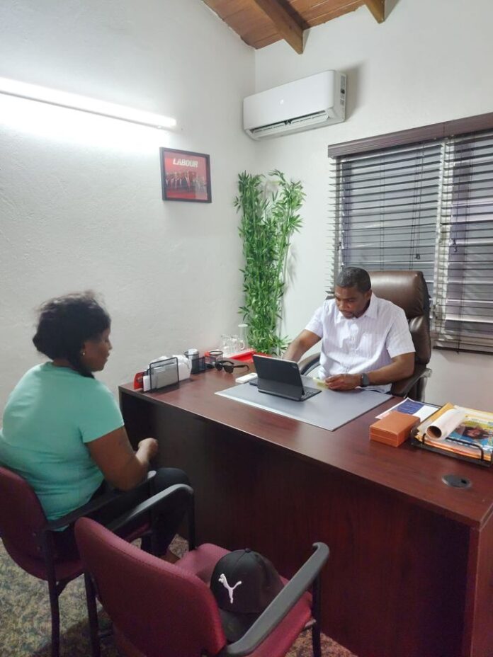 PM Terrance Drew engages in One-on-one Consultations at St. Peter's, Image: Facebook