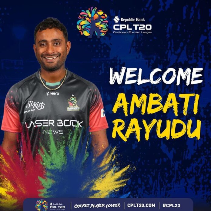 366962501_677221067767732_647148800529754441_n St Kitts and Nevis Patriots welcome Ambati Rayudu to CPL23 squad, Image: Facebook, CPL T20