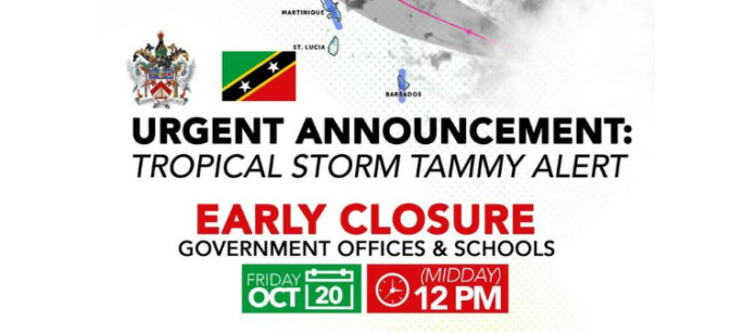 Tropical Storm Tammy: PM Terrance Drew announces schools closure