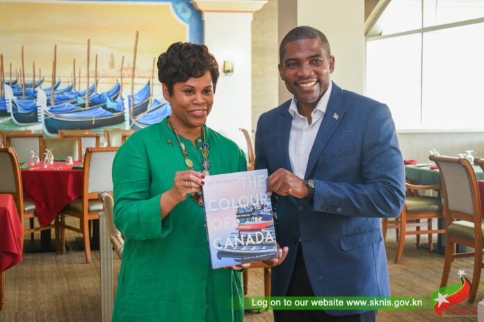 Minister Marci Ien commemorates St Kitts and Nevis youth's contributions towards sustainability,image :facebook Minister Marci Ien commemorates St Kitts and Nevis youth's contributions towards sustainability,image :facebook